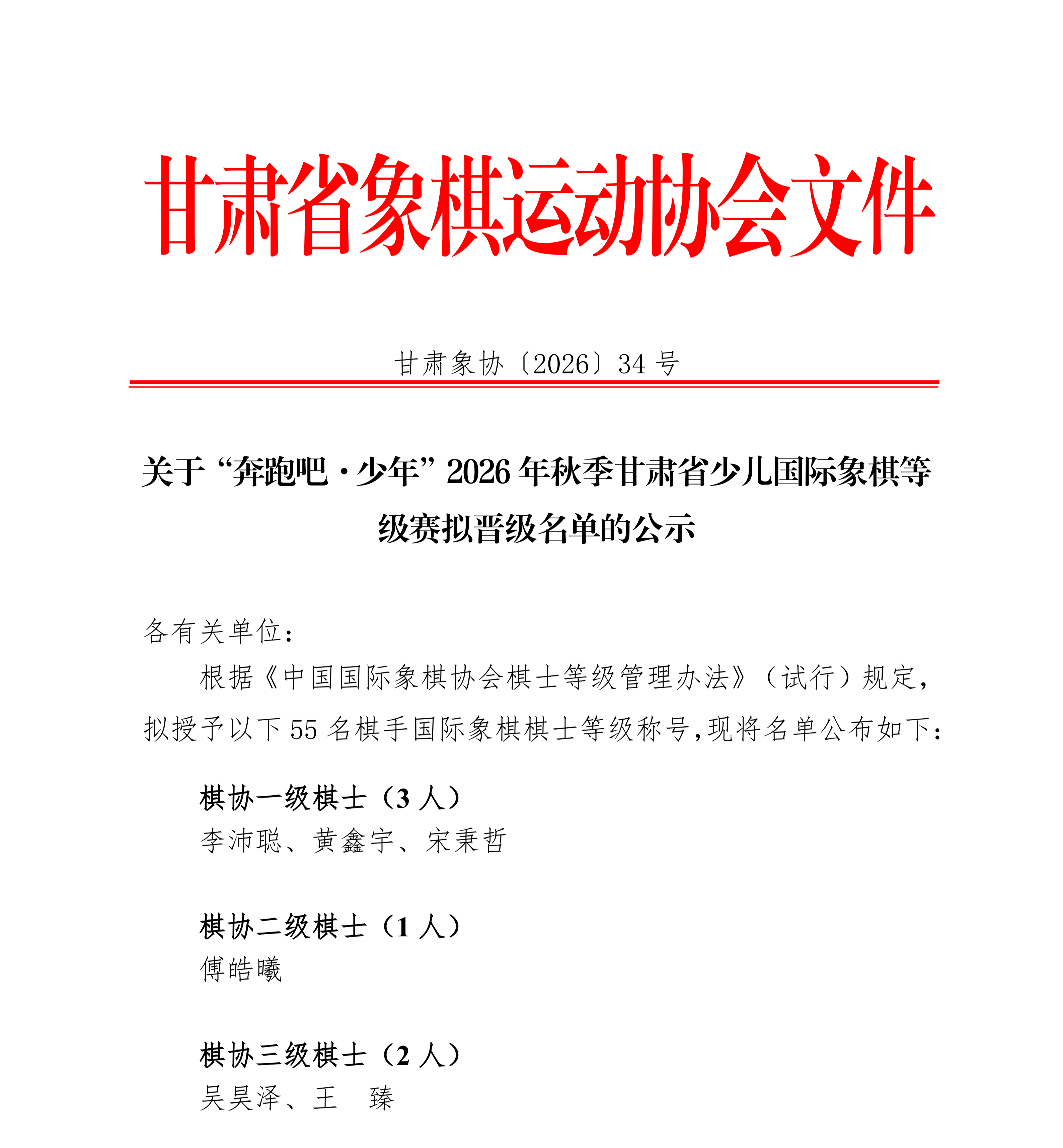 34号-关于“奔跑吧·少年”2026年秋季甘肃省少儿国际象棋等级赛晋级名单的公示_01.png